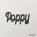 Personalised wooden name sign - Font 7