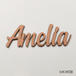 Personalised wooden name sign - Font 8