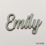 Personalised wooden name sign - Font 8