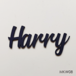 Personalised wooden name sign - Font 8