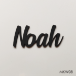 Personalised wooden name sign - Font 8