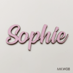 Personalised wooden name sign - Font 8