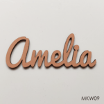 Personalised wooden name sign - Font 9