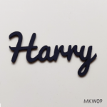 Personalised wooden name sign - Font 9