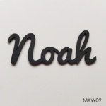 Personalised wooden name sign - Font 9