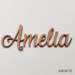 Personalised wooden name sign - Font 10
