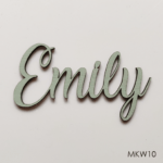 Personalised wooden name sign - Font 10