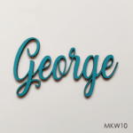 Personalised wooden name sign - Font 10