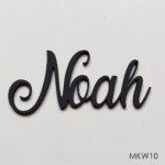 Personalised wooden name sign - Font 10