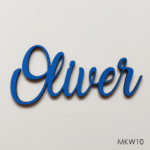 Personalised wooden name sign - Font 10