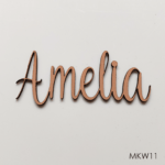 Personalised wooden name sign - Font 11 - Image 9