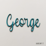 Personalised wooden name sign - Font 11