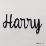 Personalised wooden name sign - Font 11