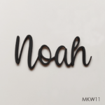 Personalised wooden name sign - Font 11