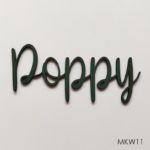 Personalised wooden name sign - Font 11