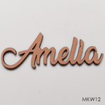 Personalised wooden name sign - Font 12