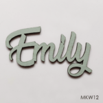 Personalised wooden name sign - Font 12