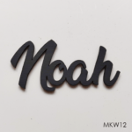 Personalised wooden name sign - Font 12