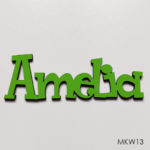 Personalised wooden name sign - Font 13