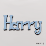 Personalised wooden name sign - Font 13