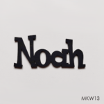 Personalised wooden name sign - Font 13