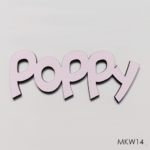 Personalised wooden name sign - Font 14