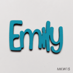 Personalised wooden name sign - Font 15