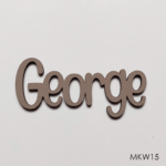 Personalised wooden name sign - Font 15