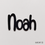 Personalised wooden name sign - Font 15