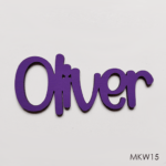 Personalised wooden name sign - Font 15