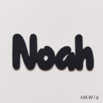 Personalised wooden name sign - Font 16