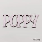 Personalised wooden name sign - Font 18