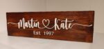 Personalised Heart Name Sign