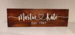 Personalised Heart Name Sign
