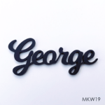 Personalised wooden name sign - Font 19
