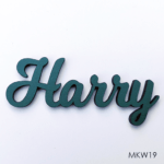 Personalised wooden name sign - Font 19