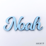 Personalised wooden name sign - Font 19
