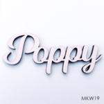 Personalised wooden name sign - Font 19