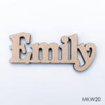 Personalised wooden name sign - Font 20