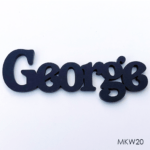 Personalised wooden name sign - Font 20