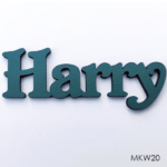 Personalised wooden name sign - Font 20