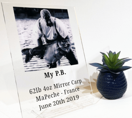 Personalised Acrylic "P.B." Plaque