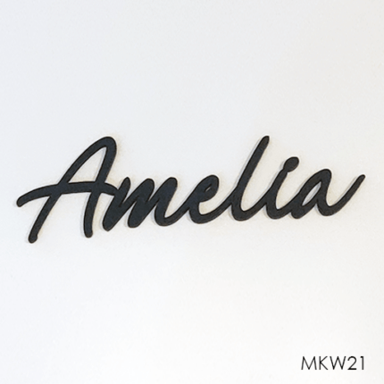 Personalised wooden name sign - Font 21
