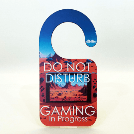 Do Not Disturb Gaming Door Hanger