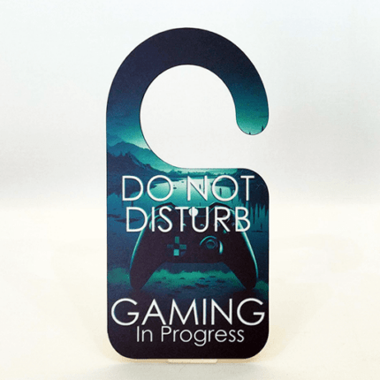 Do Not Disturb Gaming Door Hanger