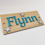 Personalised Oak Name Plaque