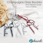 Champagne Glass Baubles