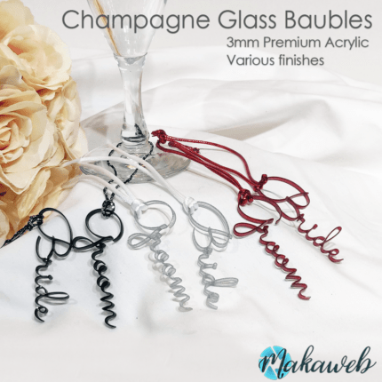 Champagne Glass Baubles