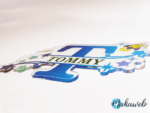 Personalised Childrens Monogram Name Plaque