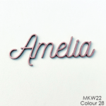 Personalised wooden name sign - Font 22